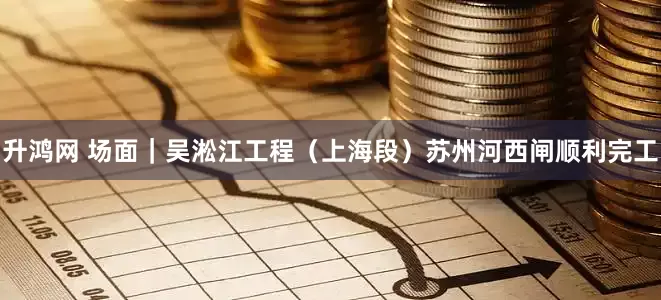 升鸿网 场面｜吴淞江工程（上海段）苏州河西闸顺利完工
